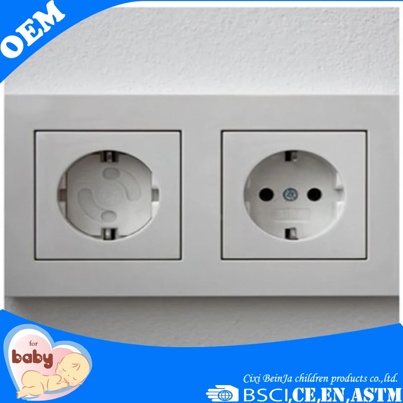 The top sale child protection ABS Germany type baby safety plug socket cover