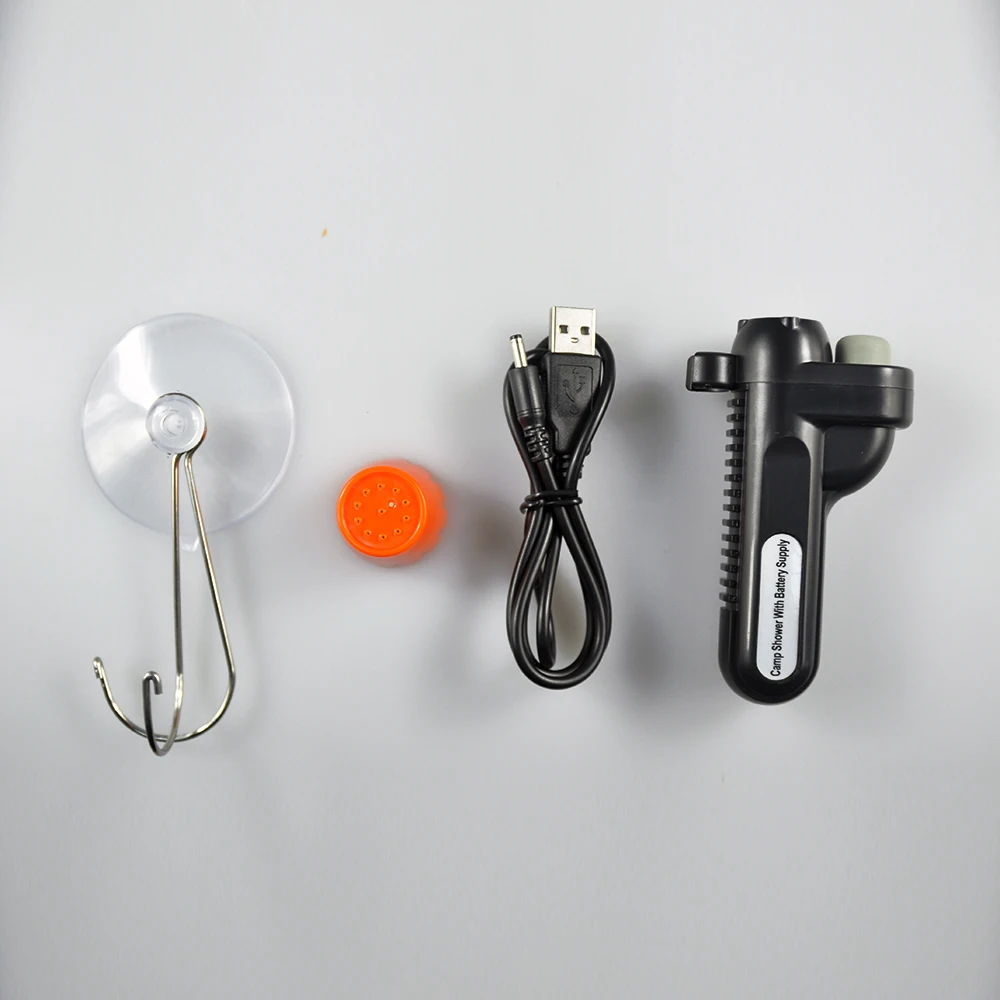 Smart outdoor shower sprayer with rechargeable battery powered , pet shower , flowers watering kit best price for sales