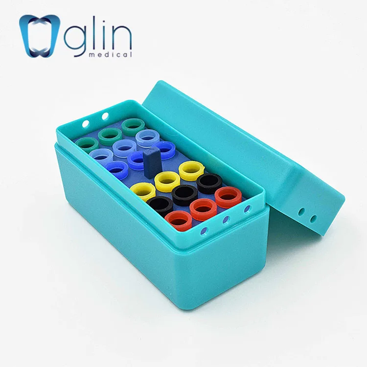 72 hole Autoclavable Box Dental endo file box diamond bur box holder