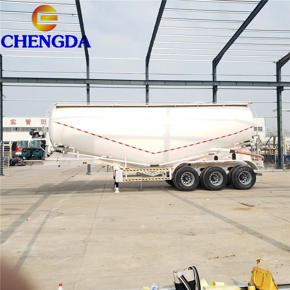 Bulk Cement Tanker Trailer Silo Bunker Cement Trailer With Factory Price