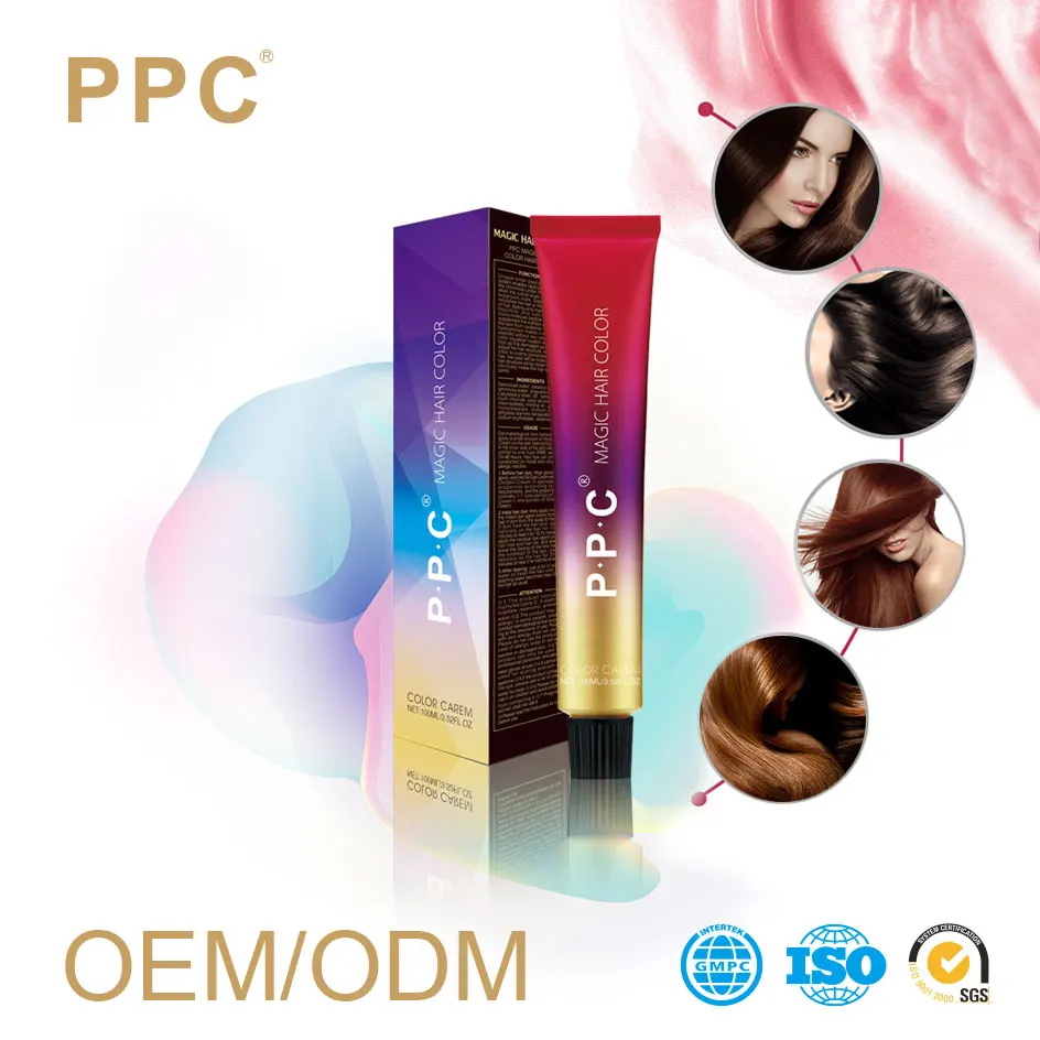 Italian Hair Color Brands Professional Olive Lovely Permanent Dye Anti-allergy Hair Color Cream