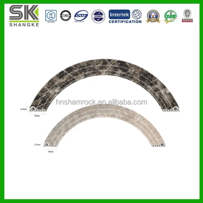 pvc marble line frame for interior and exterior decoration