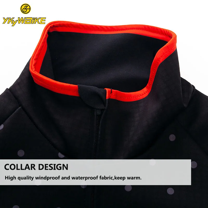 
Custom Logo Design High Quality Waterproof Windproof Winter Cycling Clothing Cycling Jacket 