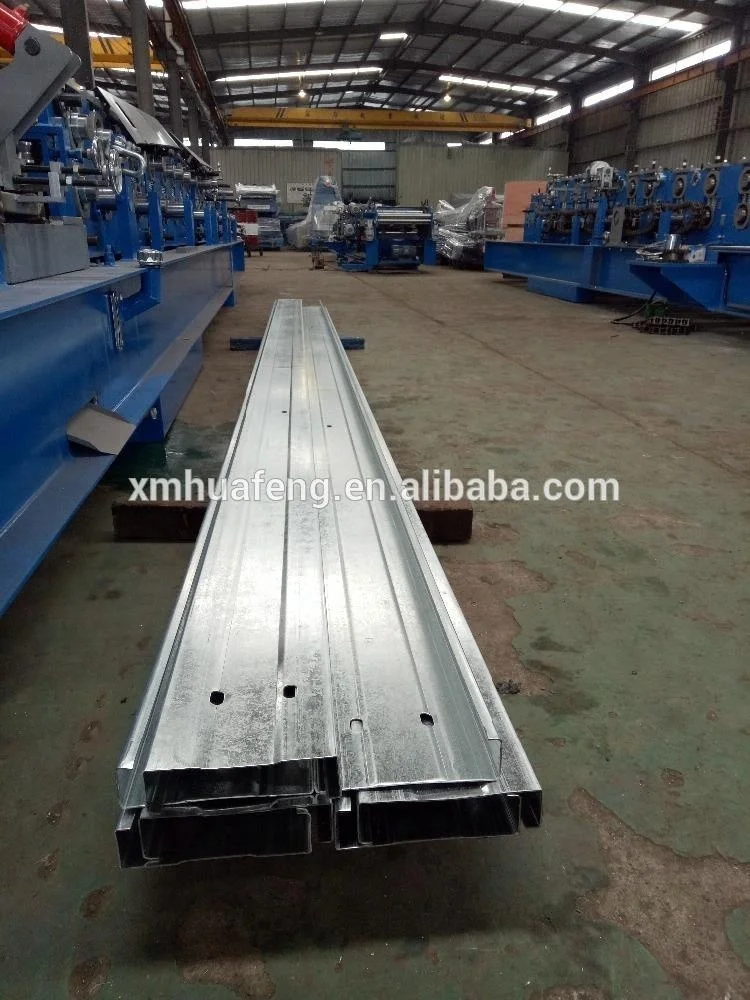 C80-300 High performance  metal  C steel framing profile forming machine Automatical Steel Plate C Channel Roll Forming Machine