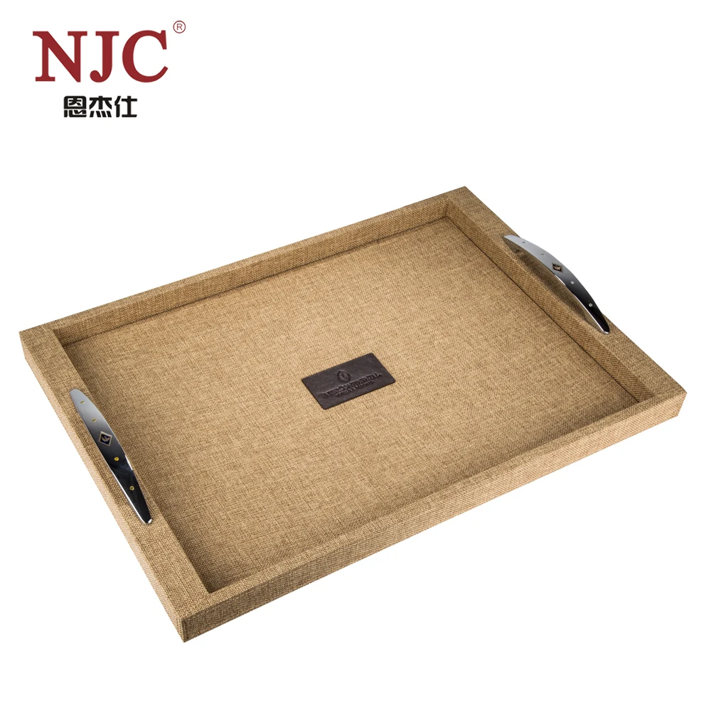 
Free sample light orange linen table blotter 