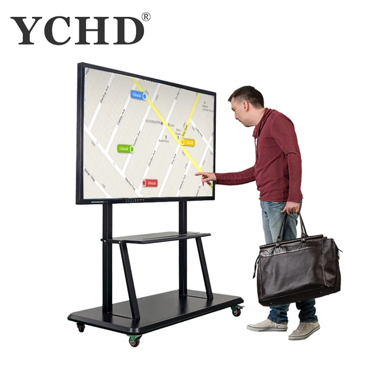 55 65 70 75 85 86 98inch portable cheap touch screen flat panel electronic glass board interactive whiteboard