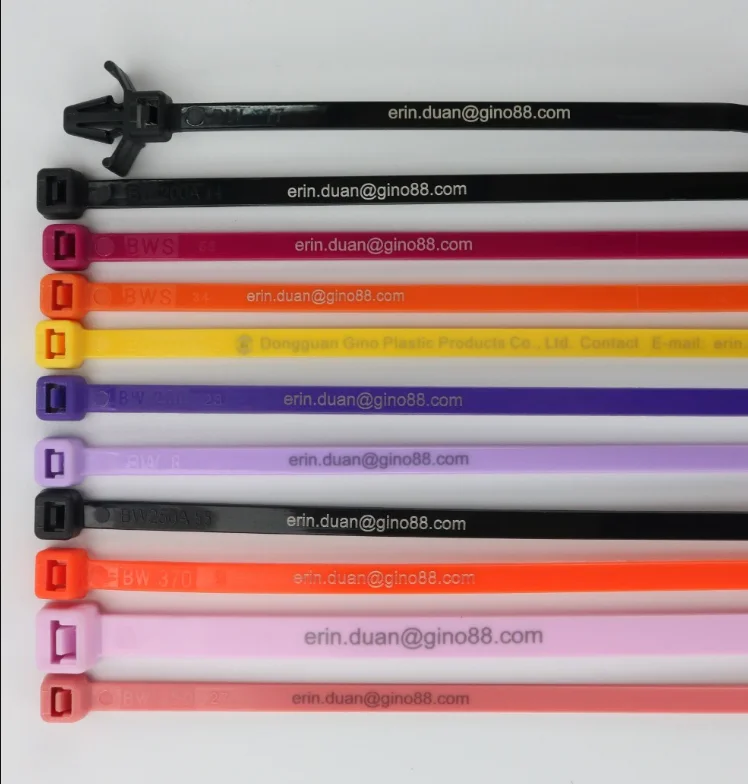 
Custom Serialized Numbered Cable Ties With Logo 
