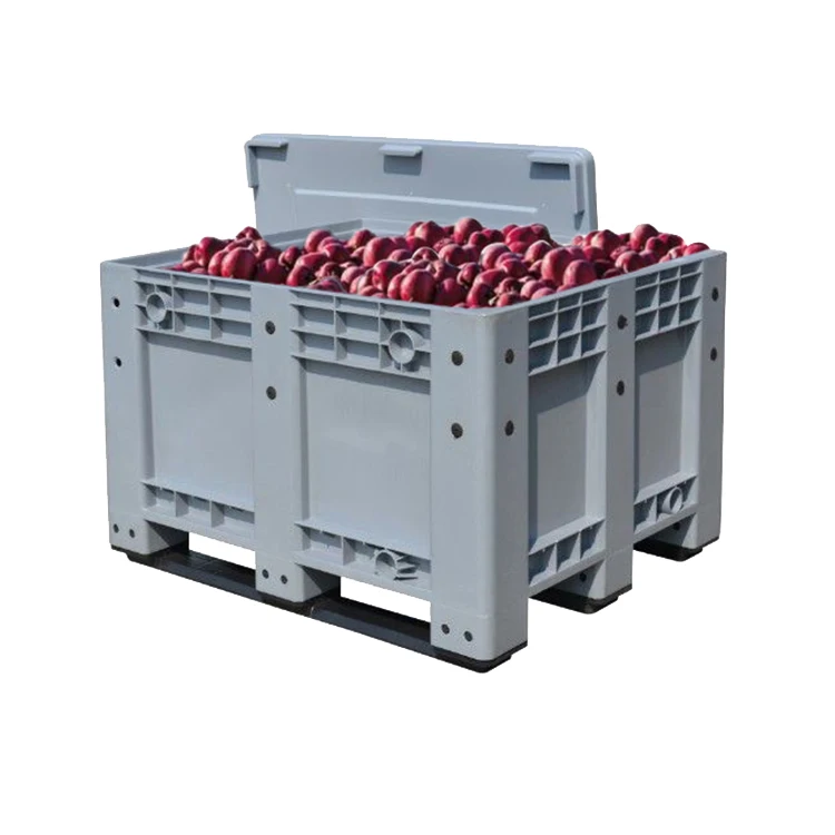 Free Shipping Hdpe Industrial Storage Plastic Tomato Vegetable Fruit Box