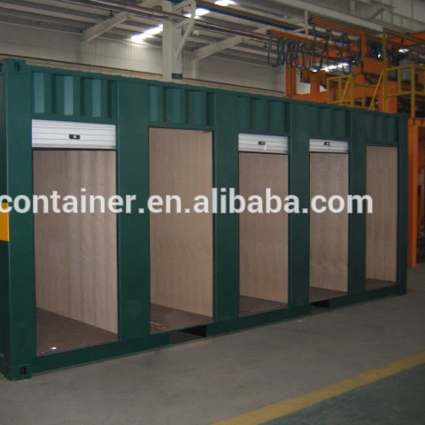 China Brand New 10ft 20ft 40ft Two Doors Backyard Shipping Containers Storage Room Hot Sales