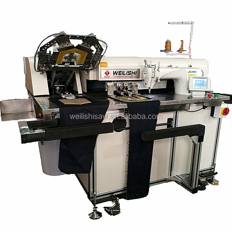 
Automatic jean patch pocket welting sewing machine WLS-189 pocket setter 