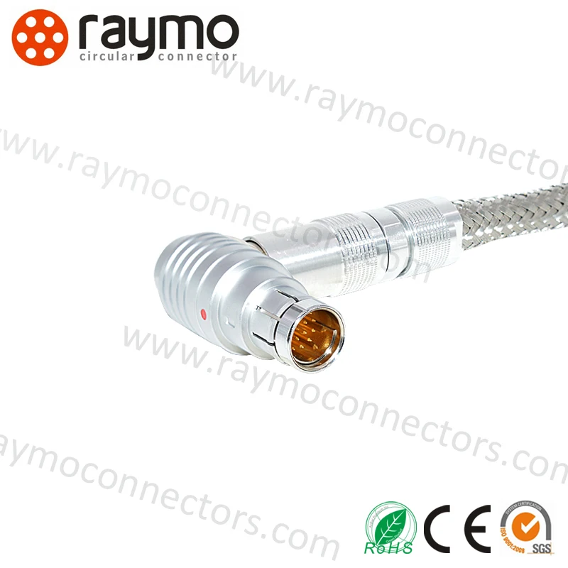 WSO right angle connector 9 pin Fishers circular Connector
