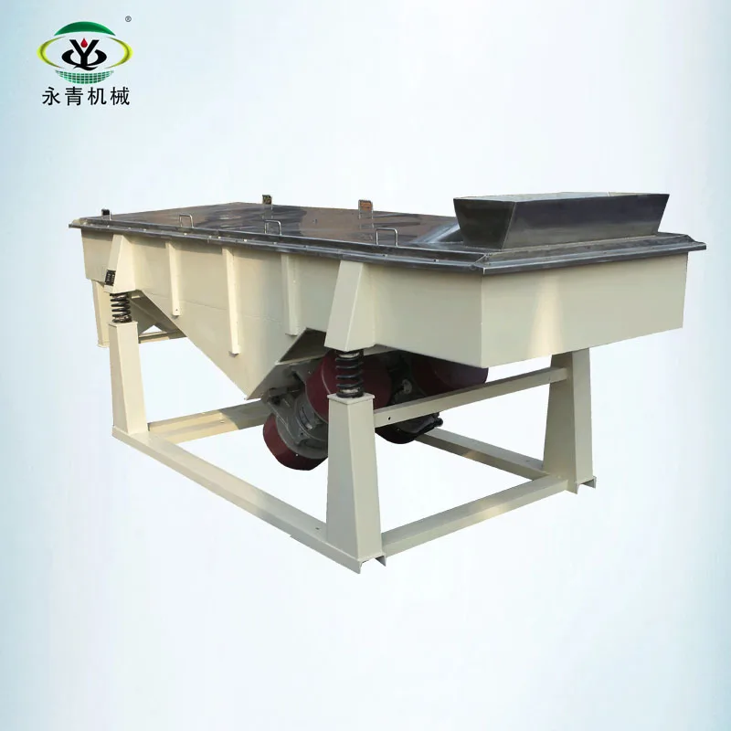Silica sand vibrating washing drying screening machine