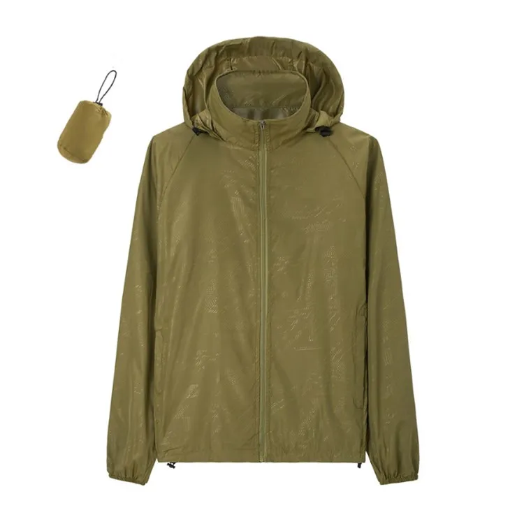 Unisex Outdoor Anti UV Water-Resistant Quick Dry Thin Skin Windbreaker Hooded Jackets for women and mens