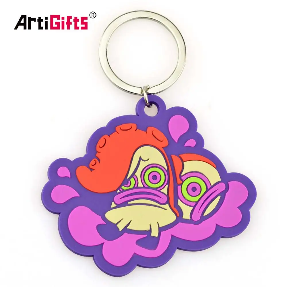 Брелок для ключей Заводская акция 2d или 3d резиновый мягкий ПВХ брелок на заказ