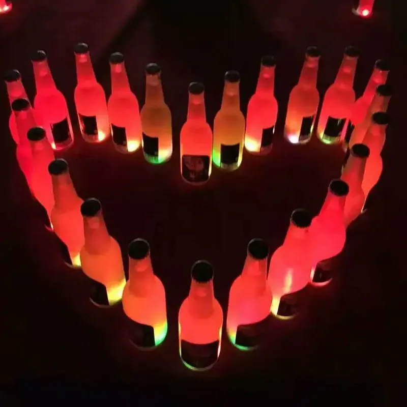 Colorful Changing LED Light Coasters For Drink Glass Bottle