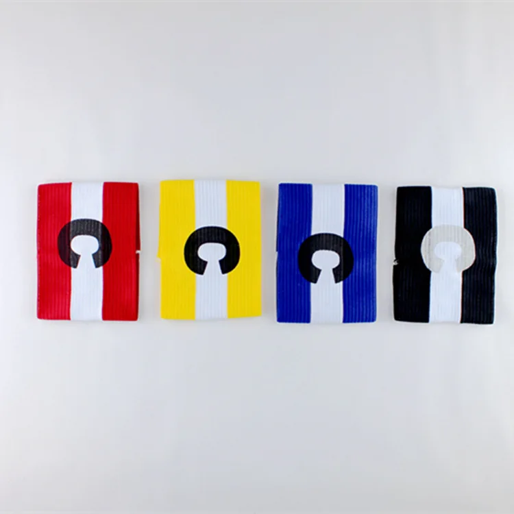 Custom Elastic Sport Soccer Captain Armband Bright Color Football Captain Armband