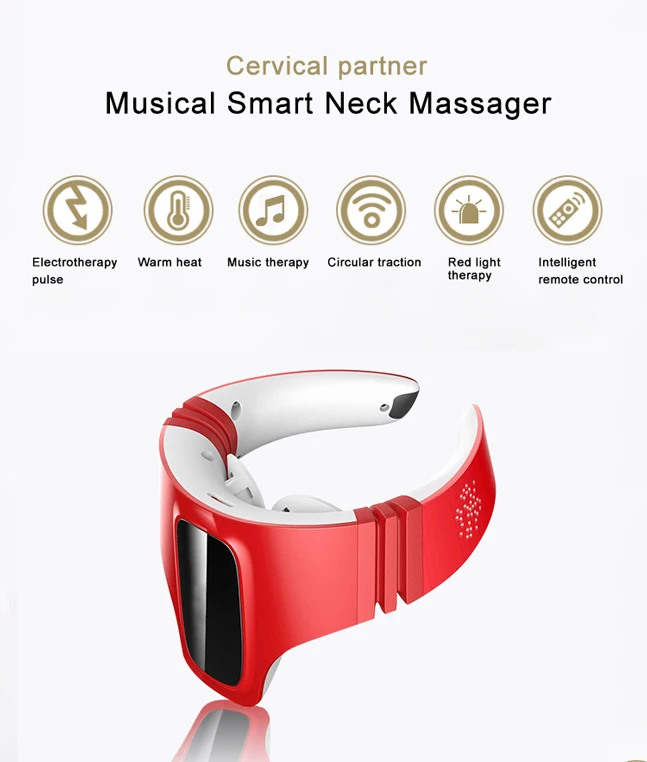 portable hand vibrator infrared body acupressure vibration vibrating lower back pain electric pulse therapy neck massage machine