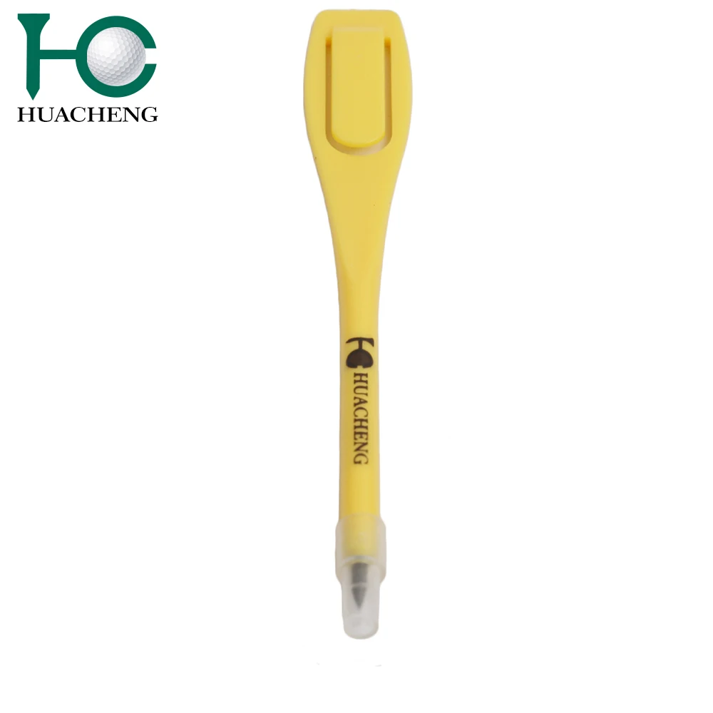 
custom promotional high quality plastic golf pencil with cap 