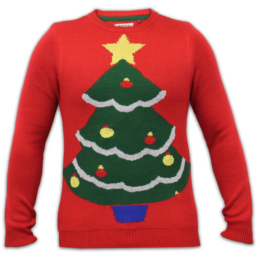 Wholesale Christmas Jumpers Xmas Novelty Santa Hood Borg, Mens Ladies Christmas Sweater Knitting Patterns