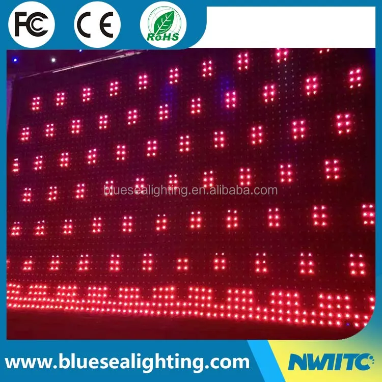 O-15 Flexible LED curtain light images video display led curtain lighting stage lights