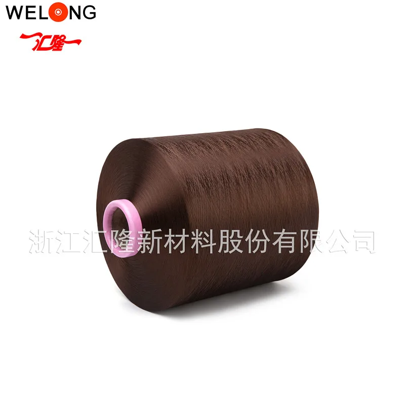 dty 450D/144F polyester dope dyed yarn for blanket