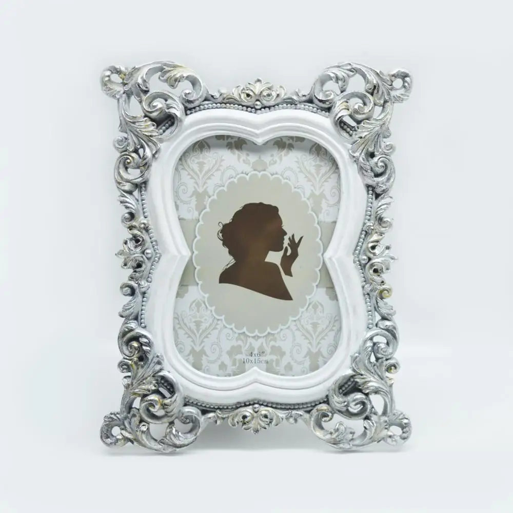 Форма 8 деревенская потертая шикарная фоторамка коттедж, многоцветная ретро фоторамка в винтажном стиле