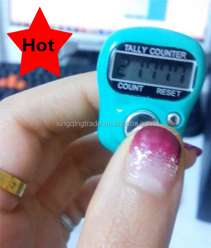 Пластиковый компактный мини-маркер для стежков и счетчик рядов, электронный цифровой счетчик рядов с ЖК-дисплеем, случайный выбор для любого трикотажа