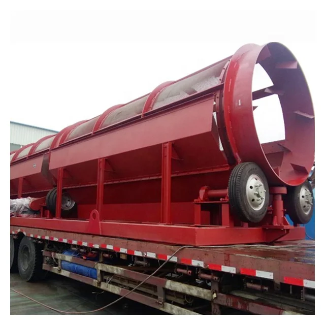 China Top Supplier sand and stone separating machine rotary drum trommel screen