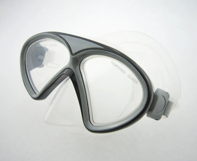 Kids Waterproof tempered glass snorkel gear wide vision silicon dive quality mask