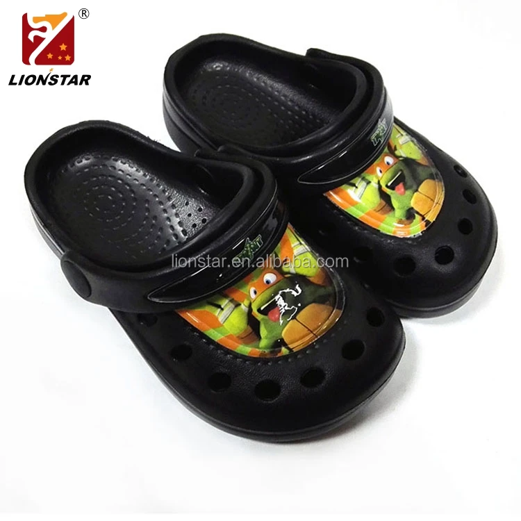 
Black best cheap rubber clog for kid boy 