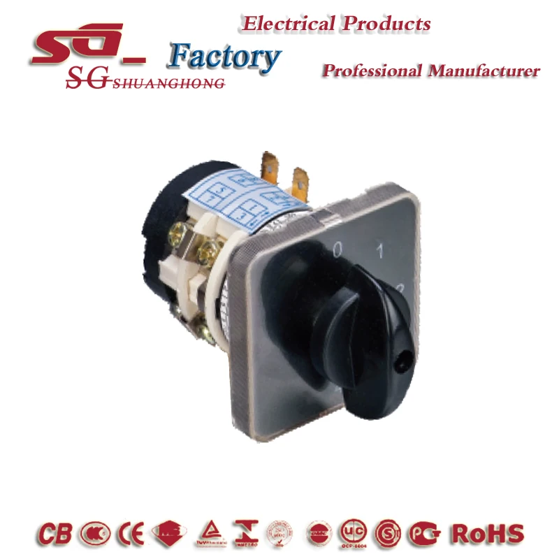 SGW12 universal change-over switch CAM SWITCH universal motor starting switch
