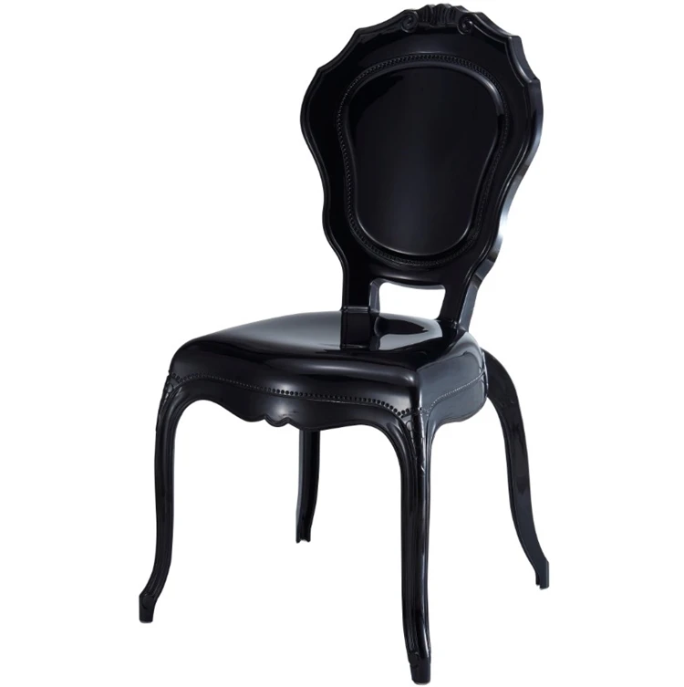 Wholesale crystal clear acrylic PC princess chair wedding chair