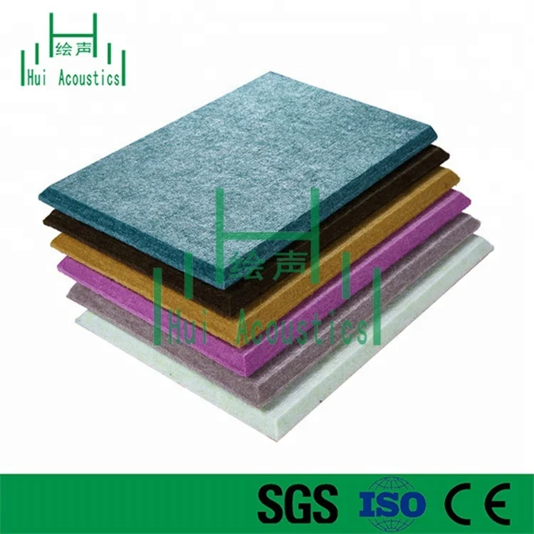 Acoustical Grid Ceiling Polyester Fiber Acoustic Panel Ceiling Panels