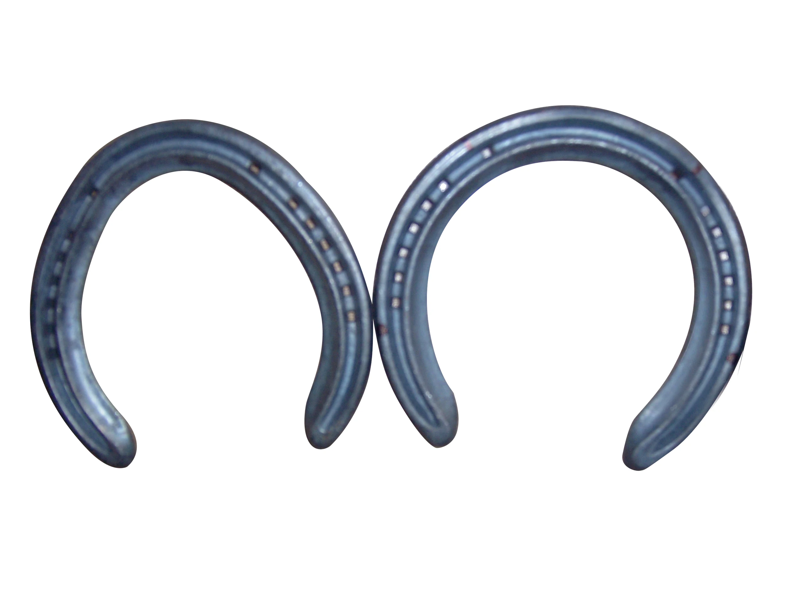 Custom  Blue Anodized Colored Removable  Aluminum Horseshoe horse shoes