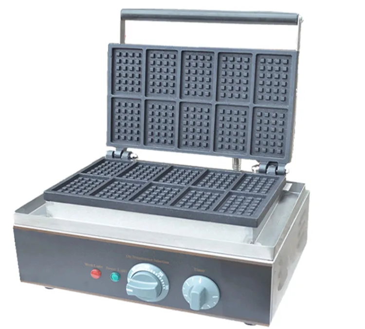 KXY-WM10 Коммерческая квадратная аппарат для изготовления вафельных Железный чайник