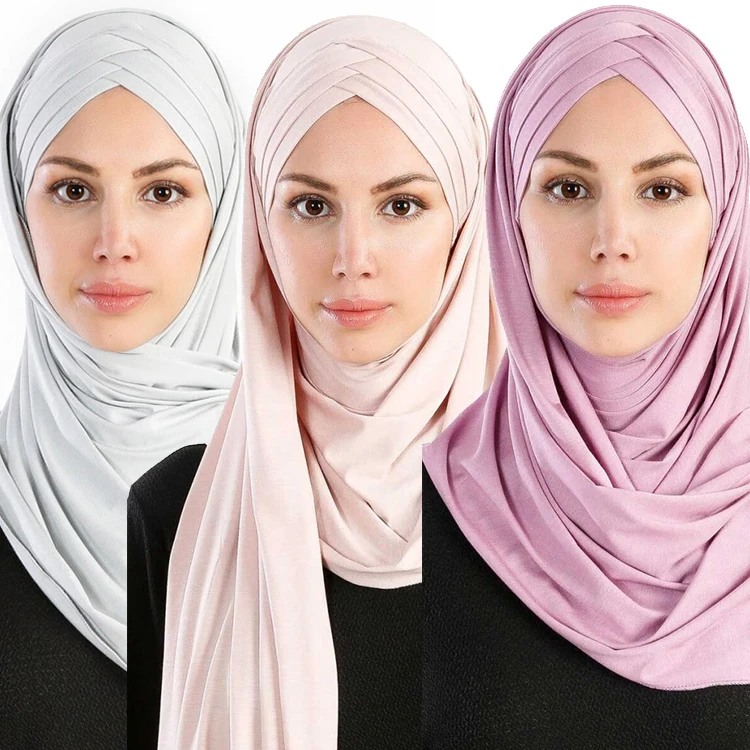 New arrival fashion muslim girl hijab style quality arab scarf