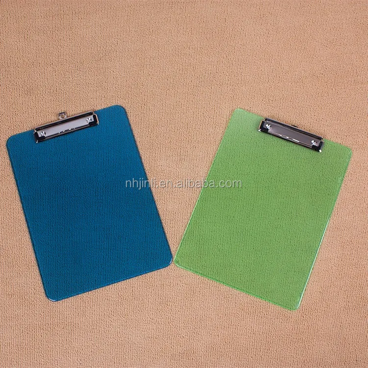 Plastic clipboard .