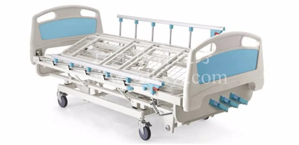 ABS Manual Four Crank Rolling Hospital Bed