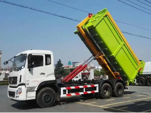 
Sinotruk Steyr 4x2 Low Price Hook Lift Arm Roll Garbage Truck 