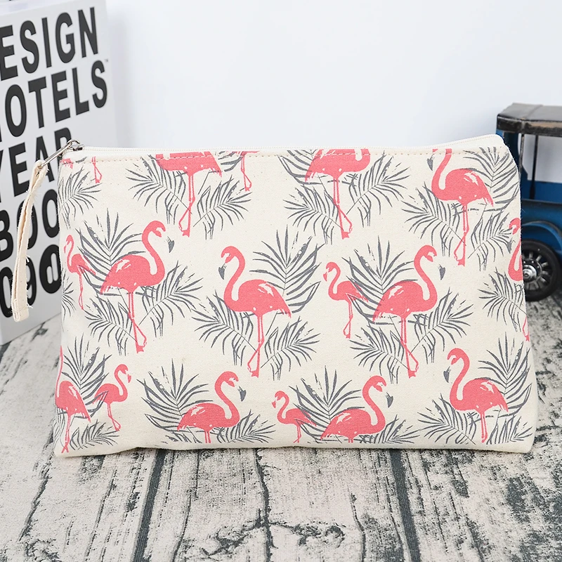 Модная пустая Холщовая Сумка На Молнии 12 унций 7 8x5 9 дюйма сумка для макияжа косметичка с логотипом на