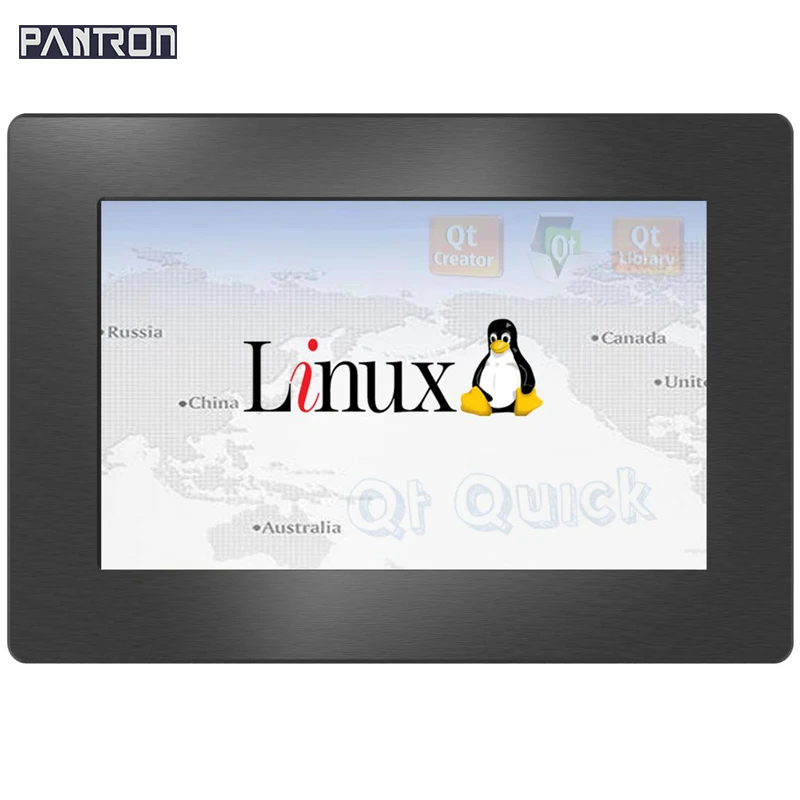 
Dual LAN Linux system 7 inch industrial control computer monitor Embedded computing HMI Panel PC 