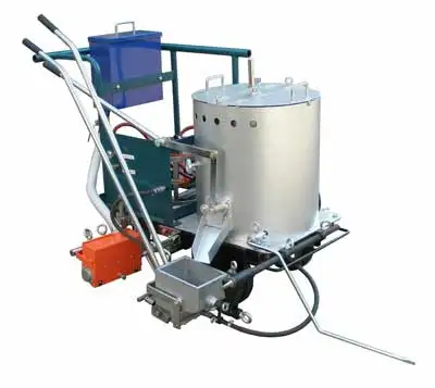 Cheapest manual hand-pushed screed thermoplastic applicator  hot melt lining road Lane marking machine for city roads