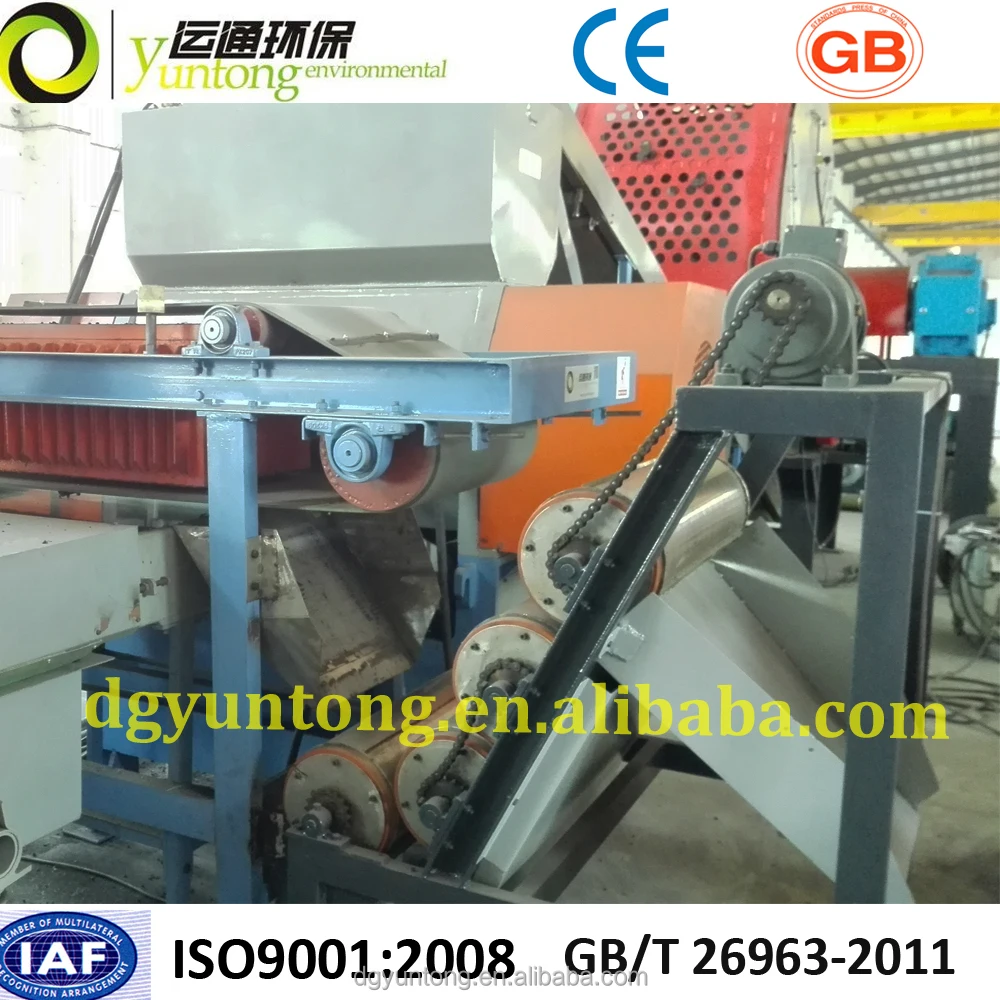 
 Эффективный магнитный сепаратор для переработки шин  