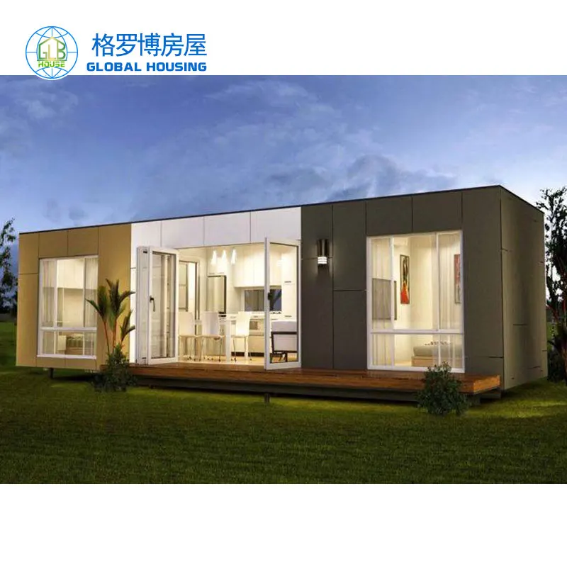 low cost 40ft 20ft living prefab shipping container house / office / homes /building