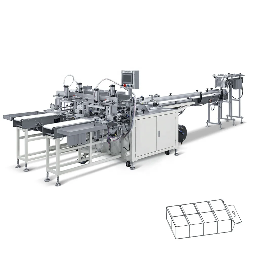 
Low cost multi bags facial tissue paper packing machine 