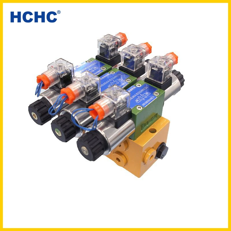 hydraulic manifold block solenoid valve HCDYF3