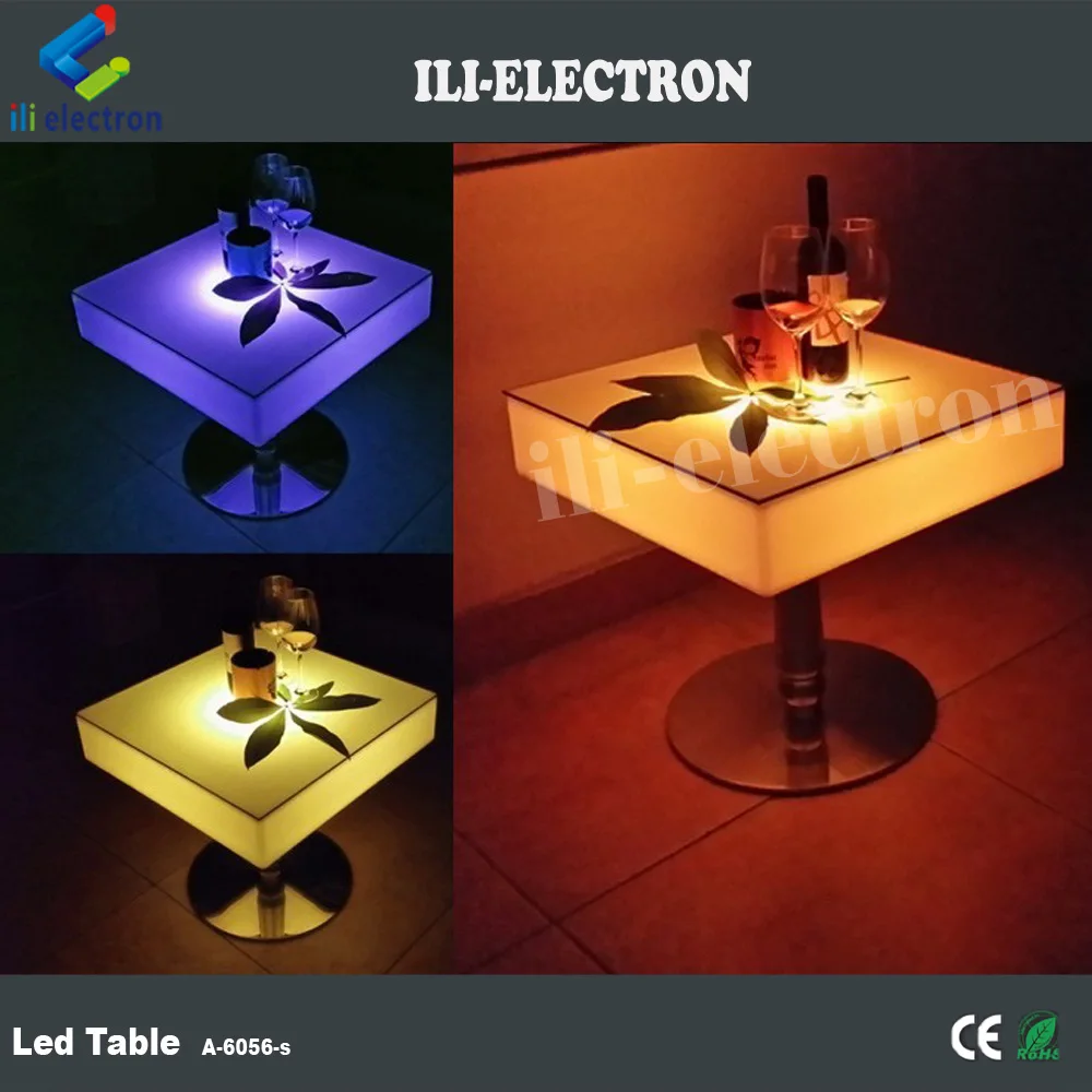 Led Garden Table Night Club Furniture color Cocktail table LED furniture