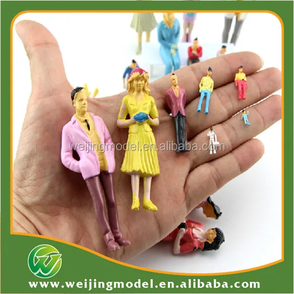 2016 hotsale 76mm 1/25 plastic scale model human figure