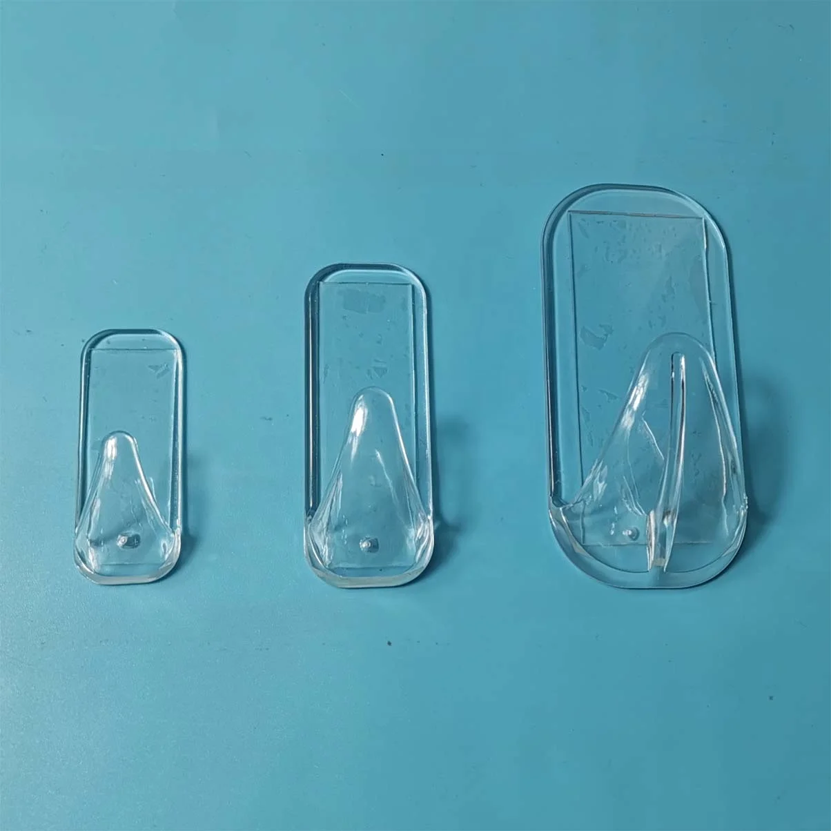 small sizes self adhesive  transparent hook wall hook plastic hook
