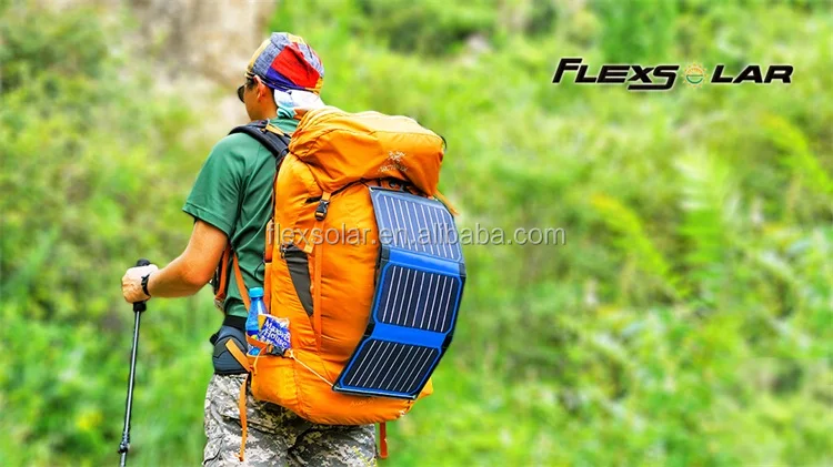 Flexsolar 15,3 Вт наружный водонепроницаемый Etfe Sunpower сотовый для Iphone Ipad Rohs внешний аккумулятор Солнечное зарядное устройство для телефона